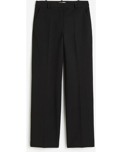 H&M Pantalon droit - Noir