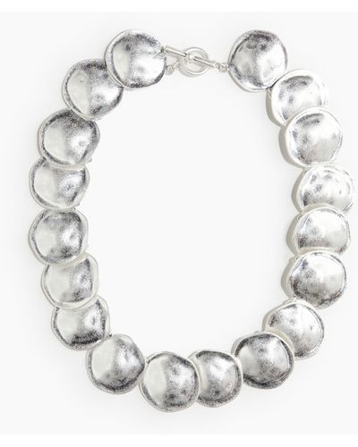 H&M Kurze Halskette aus Metallplättchen - Weiß