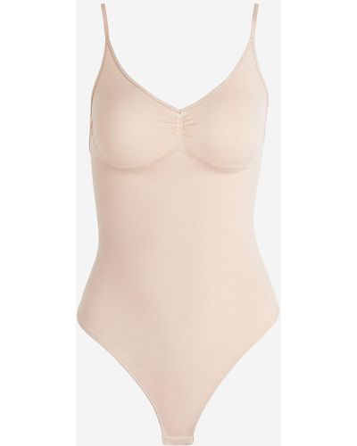 H&M Stretchy and sculpting Tangabody Firm Shape - Weiß