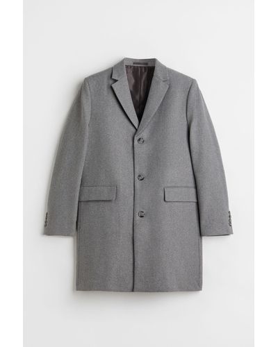 H&M Mantel aus Wollmix - Grau