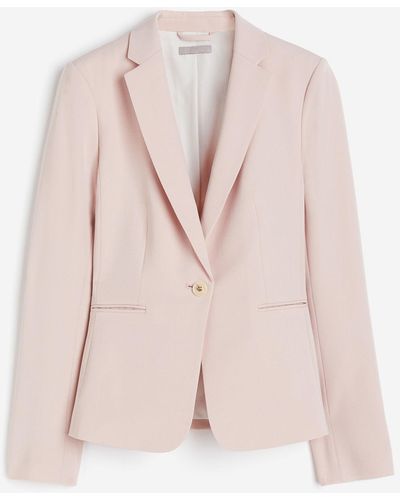H&M Taillierter Blazer - Pink