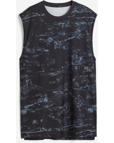 H&M DryMoveTM Sport-Tanktop - Blau