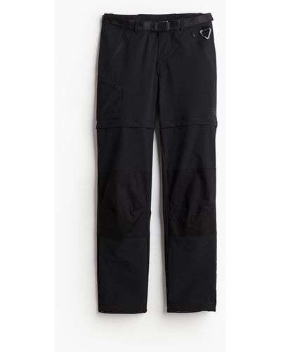 H&M Pantalon de randonnée déperlant et modulable - Noir