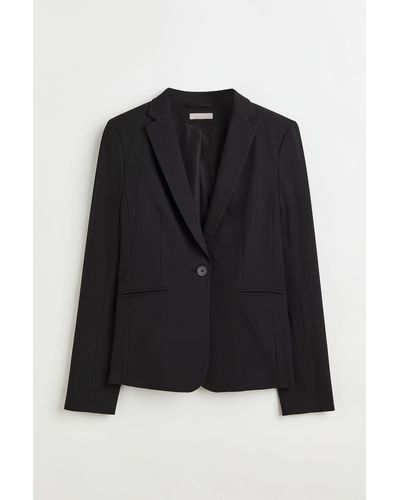 H&M Blazer ajusté - Noir