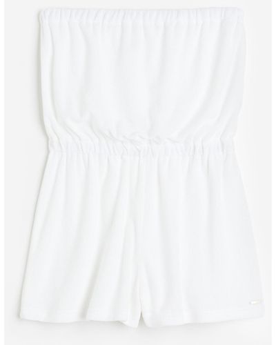 H&M Special Feeling Jumpsuit - Weiß