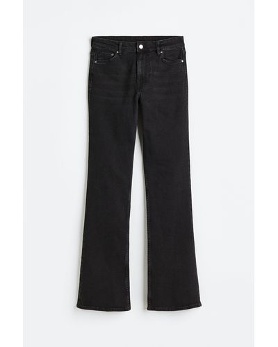 H&M Bootcut High Jeans - Zwart