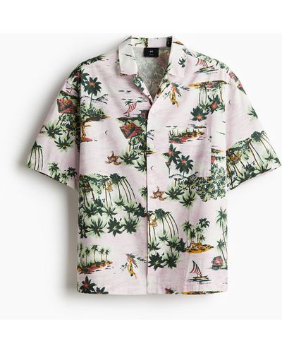 H&M Casual Overhemd - Grijs