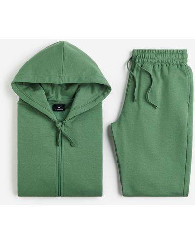 H&M Ensemble Loose Fit 2 pièces - Vert