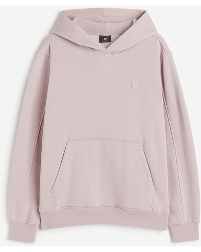 H&M Capuchonsweater Met Ruime Pasvorm - Roze