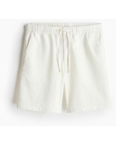 H&M Shorts Regular Fit - Weiß