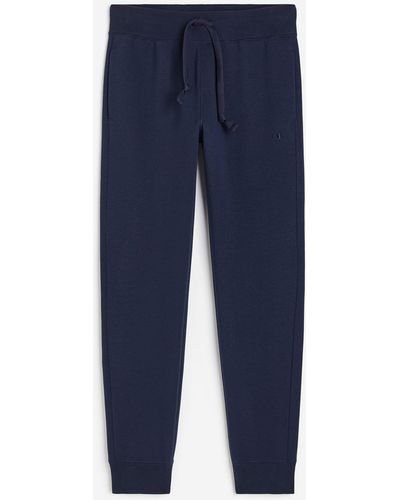 H&M Rib Cuff Pants - Blauw