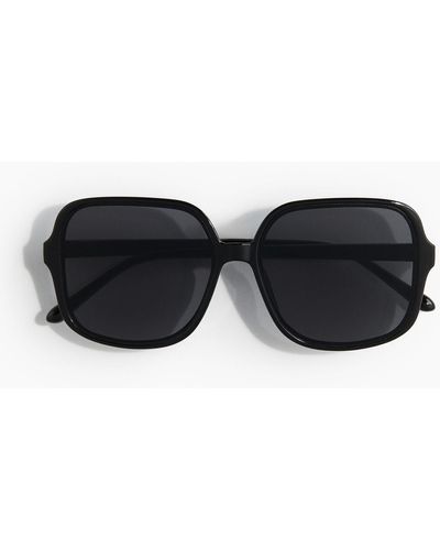 H&M Zonnebril Met Hoekige Glazen - Zwart