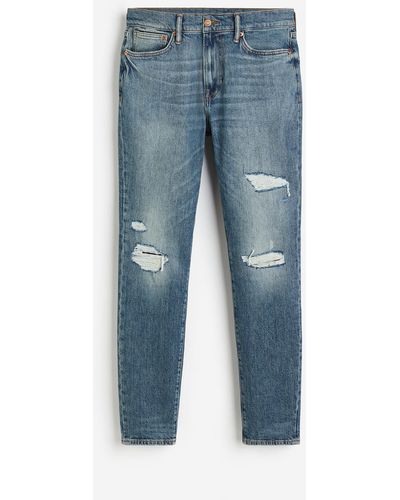 H&M Skinny Jeans - Bleu