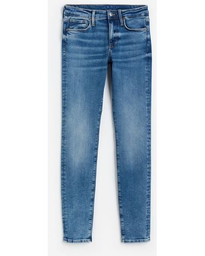 H&M Shaping Skinny Regular Jeans - Blau