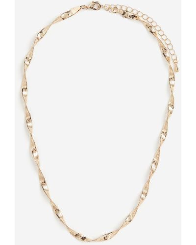 H&M Gewundene Halskette - Weiß