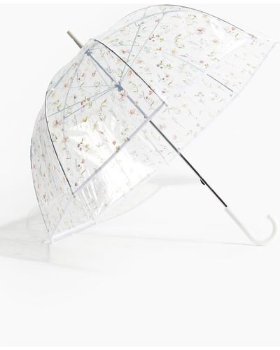 H&M Transparante Paraplu - Wit