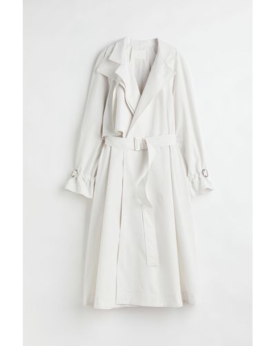 H&M Trench-coat oversize - Blanc