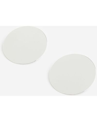 H&M Schijfvormige Oorbellen - Wit