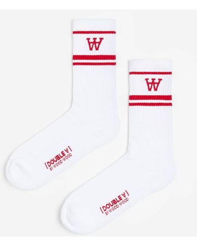 H&M Con 2-pack Socks - Weiß