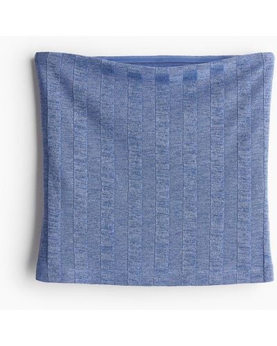 H&M Rib-knit tube top - Blau