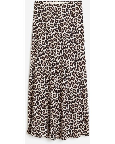 H&M Rok Van Viscose - Wit