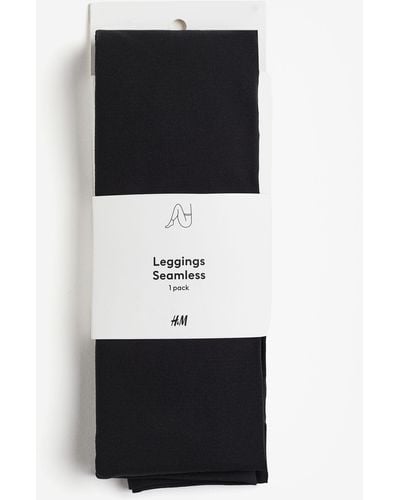 H&M Seamless Leggings - Schwarz