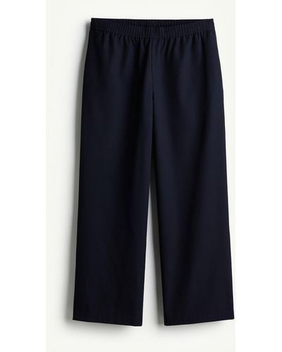 H&M Pantalon jogger Loose Fit en twill - Bleu