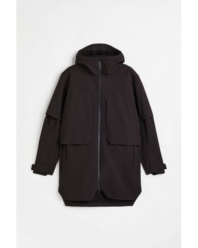 H&M Softshellparka - Schwarz