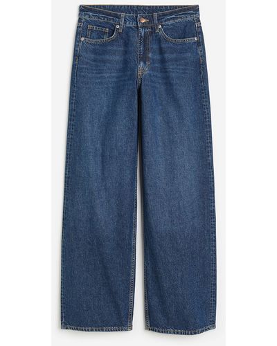 H&M Baggy Regular Jeans - Blauw