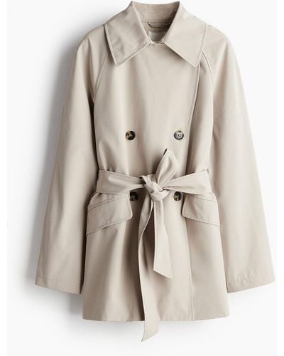 H&M Trench-coat court - Neutre