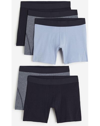 H&M Set Van 5 Xtra Lifetm Boxershorts - Blauw