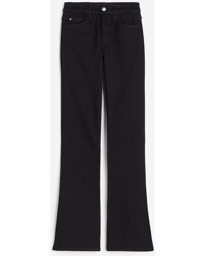 H&M True To You Flared High Jeans - Schwarz