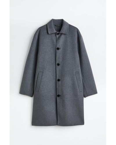 H&M Carcoat aus Wollmix - Grau