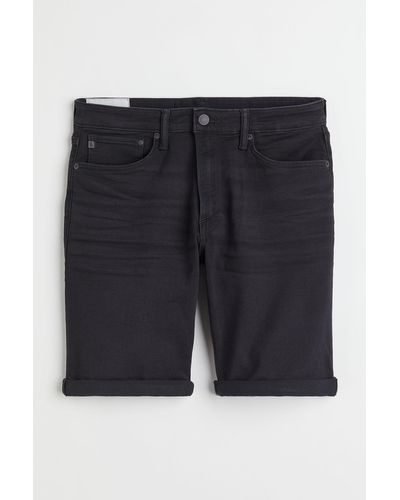 H&M Short en jean Hybrid Regular - Noir