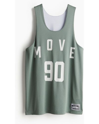 H&M DryMoveTM Basketballshirt - Grün