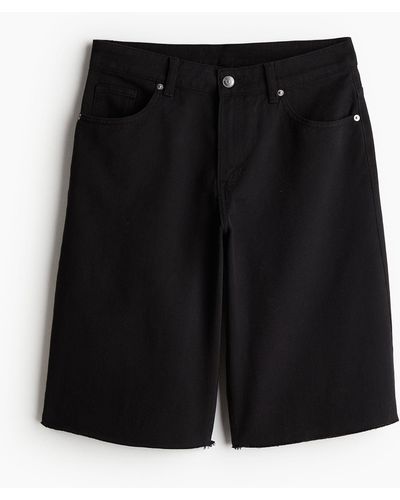 H&M Twill Bermuda shorts - Schwarz
