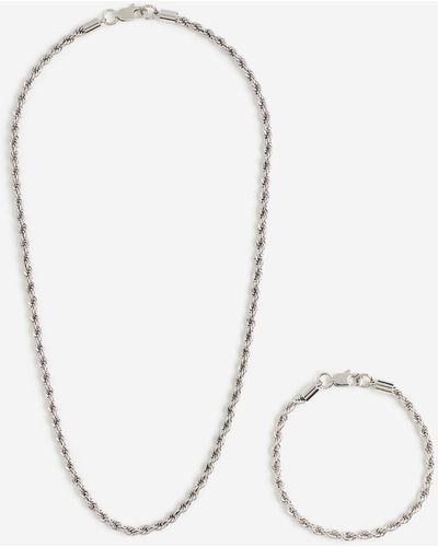 H&M Halskette und Armband - Weiß