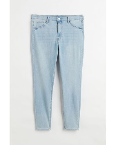 H&M H & M+ Ultra High Ankle Jeggings - Blau