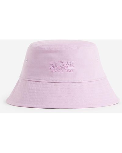 H&M Bucket Hat aus Baumwolle - Pink