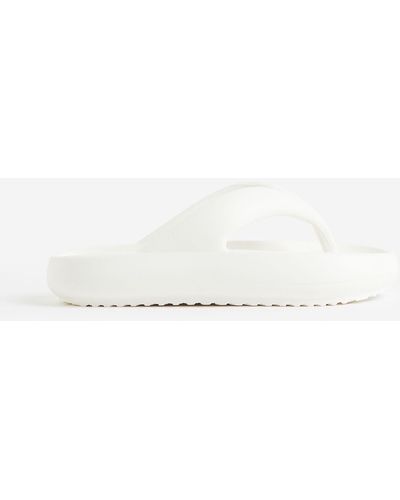 H&M Teenslippers - Wit