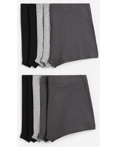 H&M 10er-Pack Kurze Trunks aus Baumwolle - Schwarz
