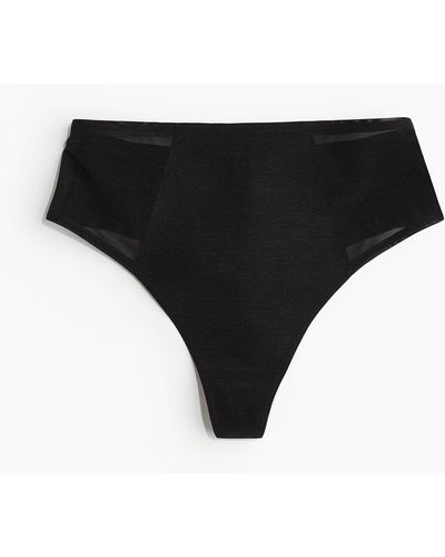 H&M Tanga Medium Shape - Schwarz