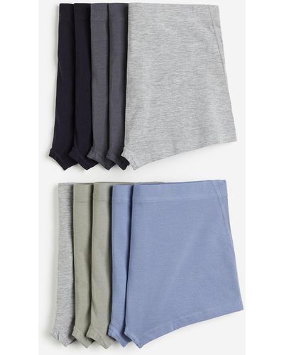 H&M 10er-Pack Kurze Trunks aus Baumwolle - Blau