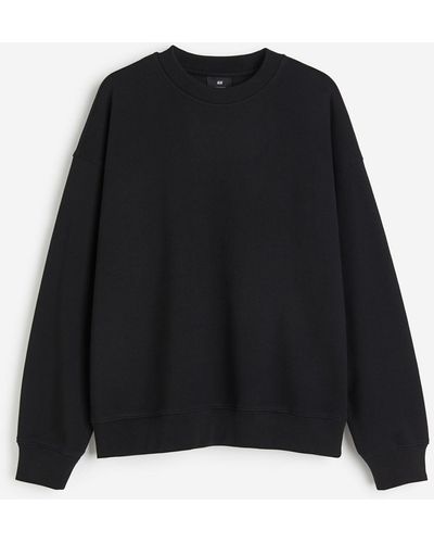 H&M Katoenen Sweater - Zwart