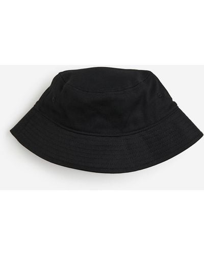 H&M Bucket Hat aus Baumwolle - Schwarz