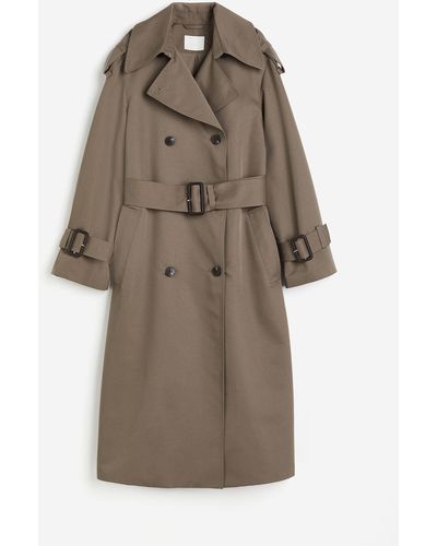 H&M Trench-coat à fermeture croisée - Neutre