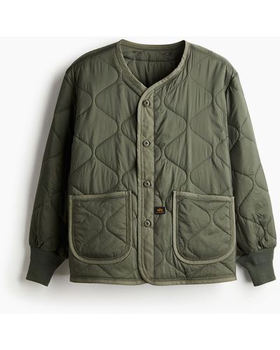 H&M Als Liner Field Jacket - Grün