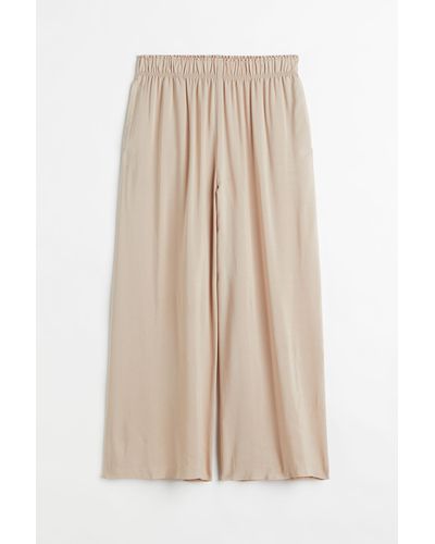 H&M Schlupfhose in 7/8-Länge - Natur