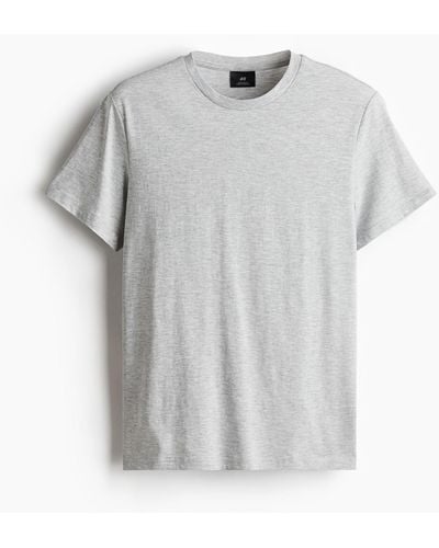 H&M T-shirt Regular Fit - Gris