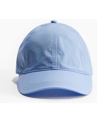 H&M Cap aus Popeline - Blau